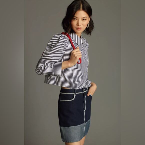 HUNTER BELL Tops - Hunter Bell Annette Stripe Shirt